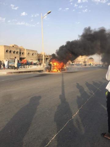 شخصين بحياة شنيع حادث يودي انقلاب سيارة