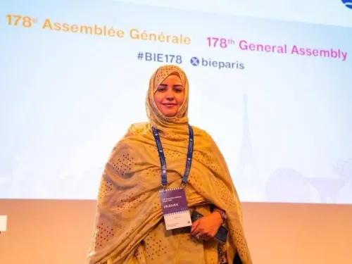 مشاركة المفوضة العامة للمعارض في الدورة 178 للجمعية العامة للمكتب الدولي للمعارض بباريس