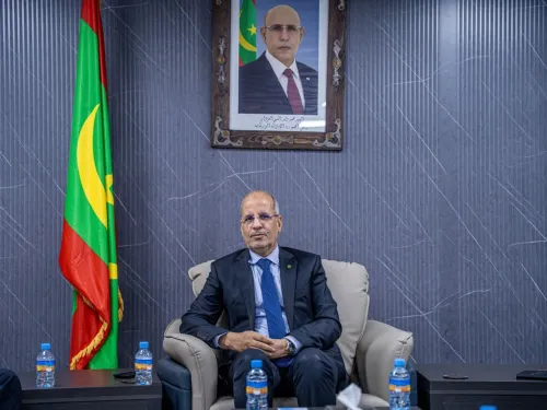 وزير التكوين المهني والصناعة التقليدية والحرف يستقبل ممثل المفوضية السامية للأمم المتحدة لشؤون اللاجئين في موريتانيا