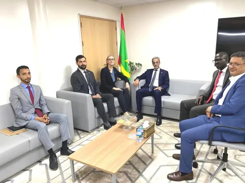 وزير المعادن يلتقي بوفد رفيع المستوى من سفارة الولايات المتحدة الأمريكية