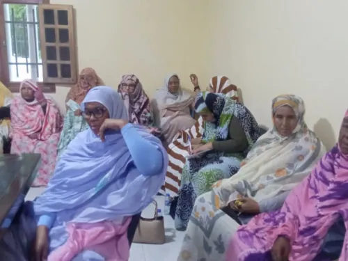 اللجنة الوطنية للنساء تعقد اجتماعا مع مناضلات من مقاطعات نواكشوط