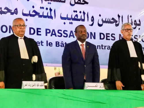وزير العدل يترأس مراسم تبادل المهام بين النقيب السابق والنقيب المنتخب للهيئة الوطنية للمحامين