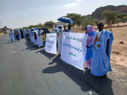 حضور كبير لمبادرة اللامة لمتينة في استقبال بعثة حزب الإنصاف بلعيون