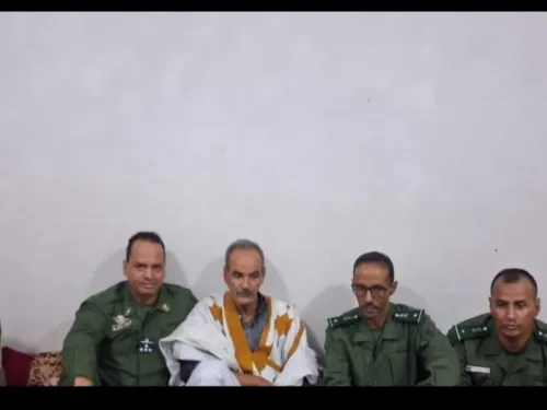وفد من الدرك الوطني يعزي أسرة الدركي المرحوم سيدي محمد ولد بزيد